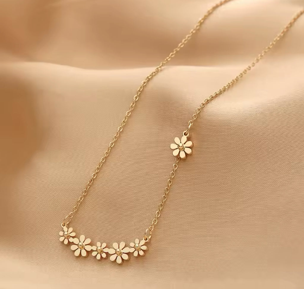 Floral Gold Necklace