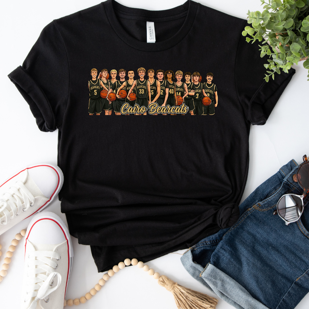 Cairo Basketball Team Tees