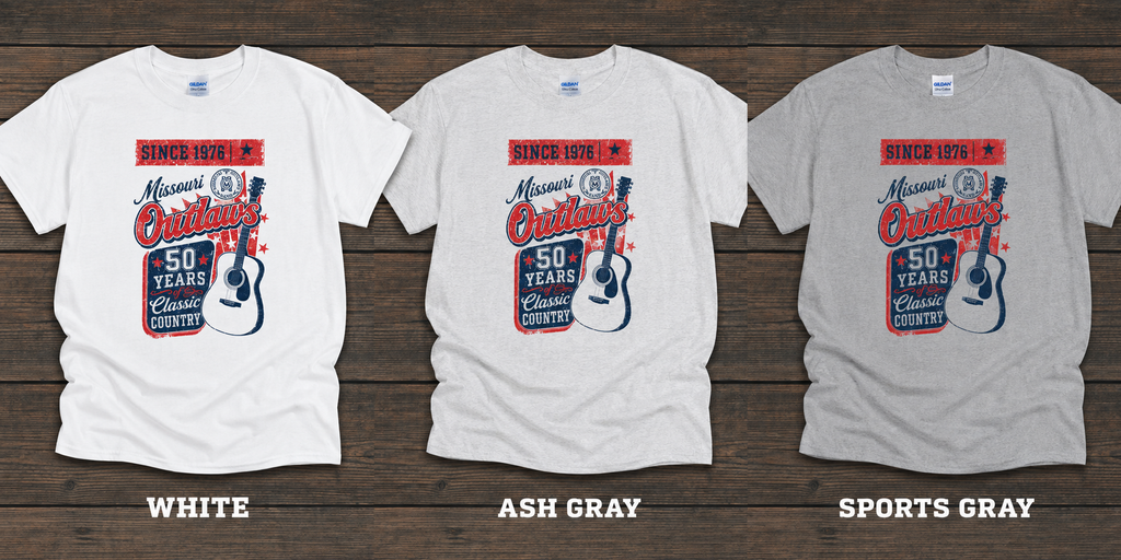 Missouri Outlaws 50 Years T-Shirt