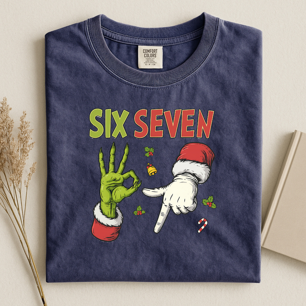 Grinch and Santa say Six Seven