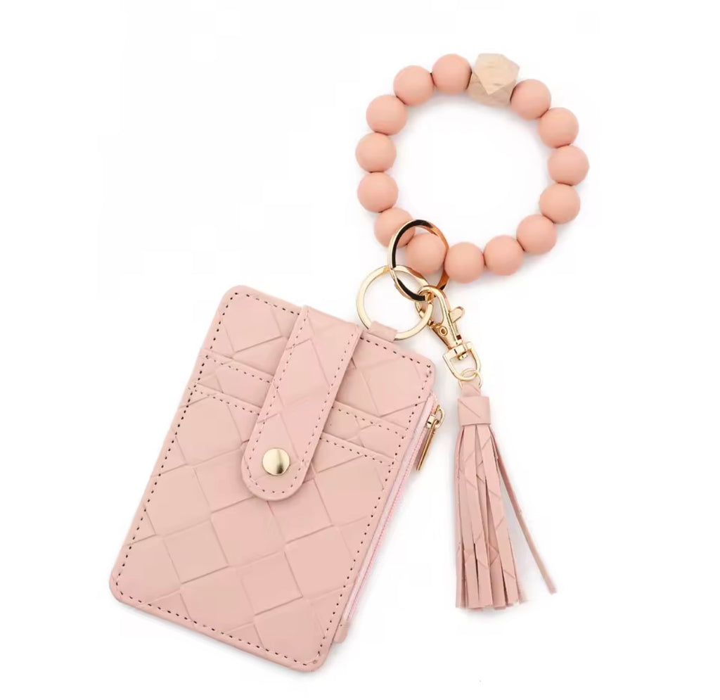 Silicone Bangle Wallet Wristlet