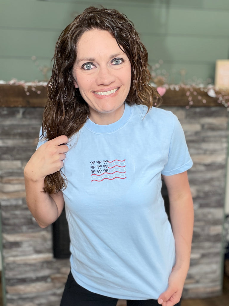 Danty Flag Embroidered Tee