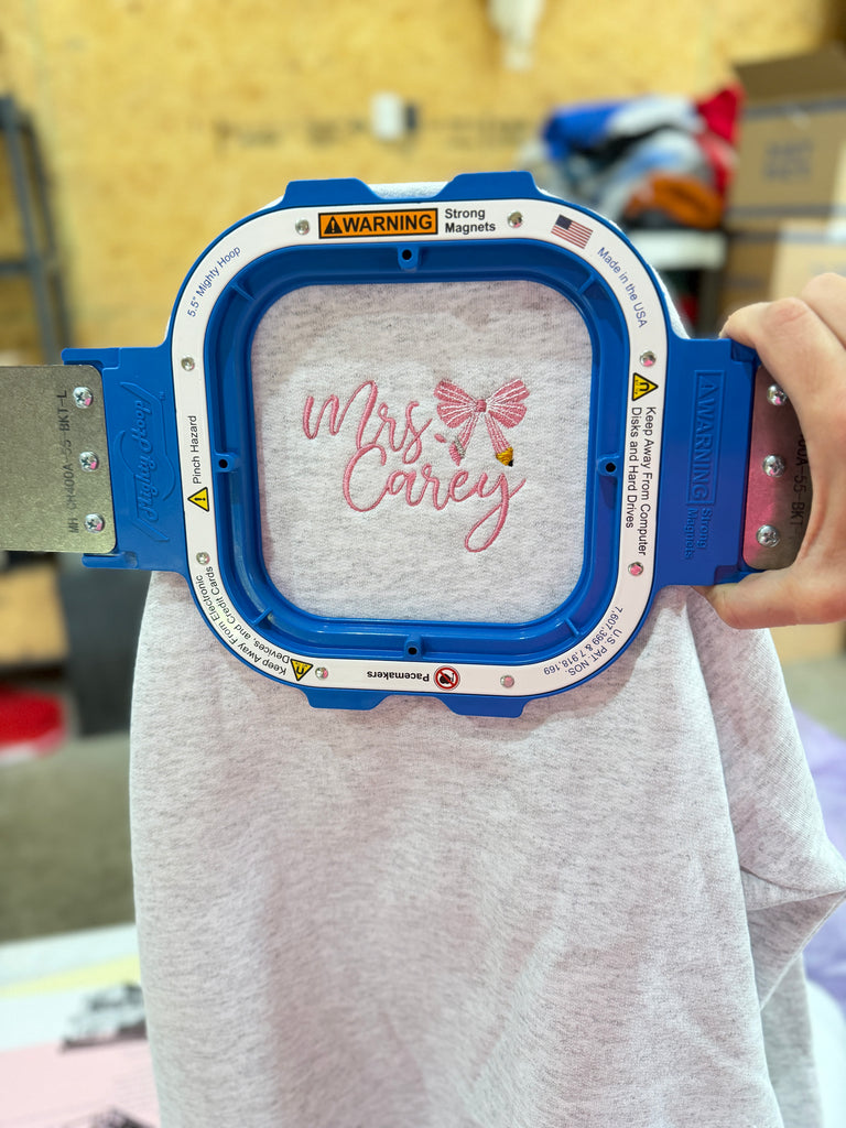 Custom Teacher 1/4 Zip Pullover