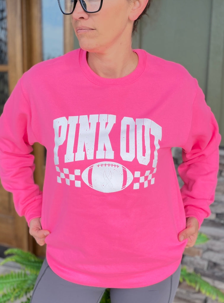 PINK OUT Crewneck