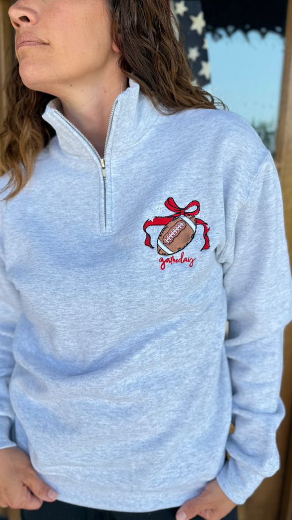 Football Game Day 1/4 Zip CUSTOMIZE