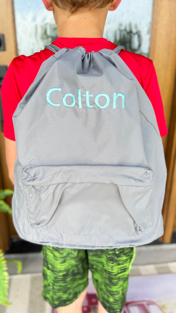 Personalized Drawstring Backpack