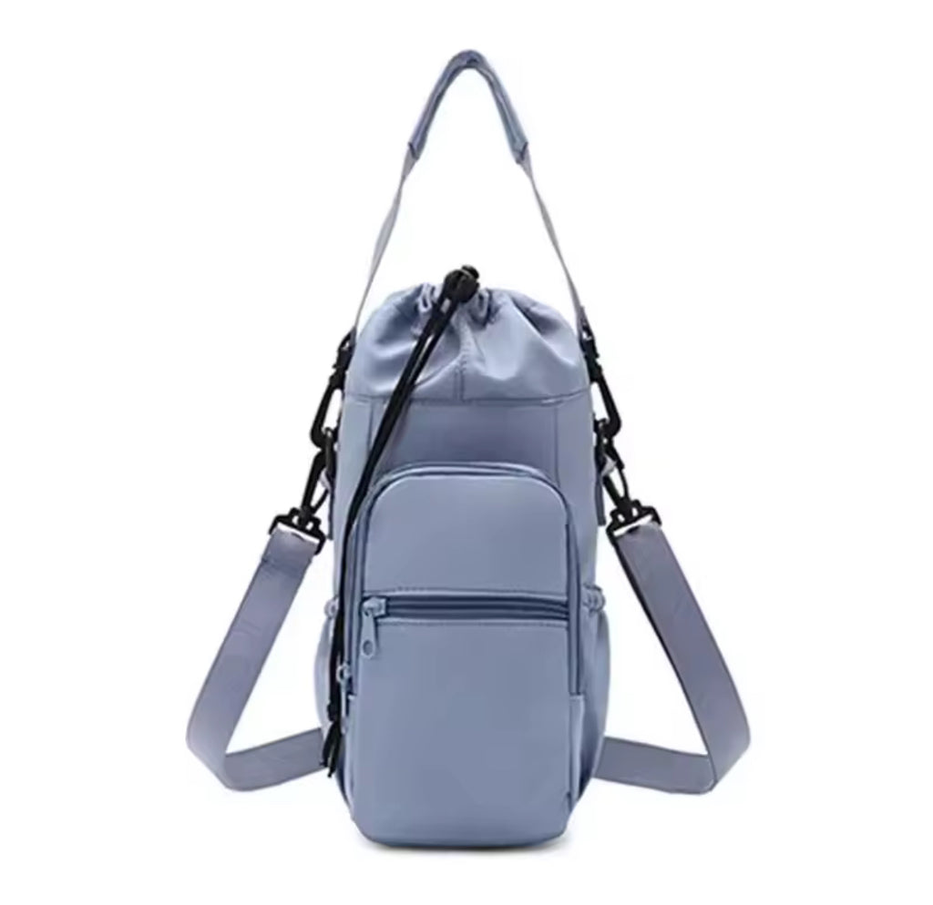 Portable Water Bottle Bag with Adjustable Strap – Insulated & Travel-Ready