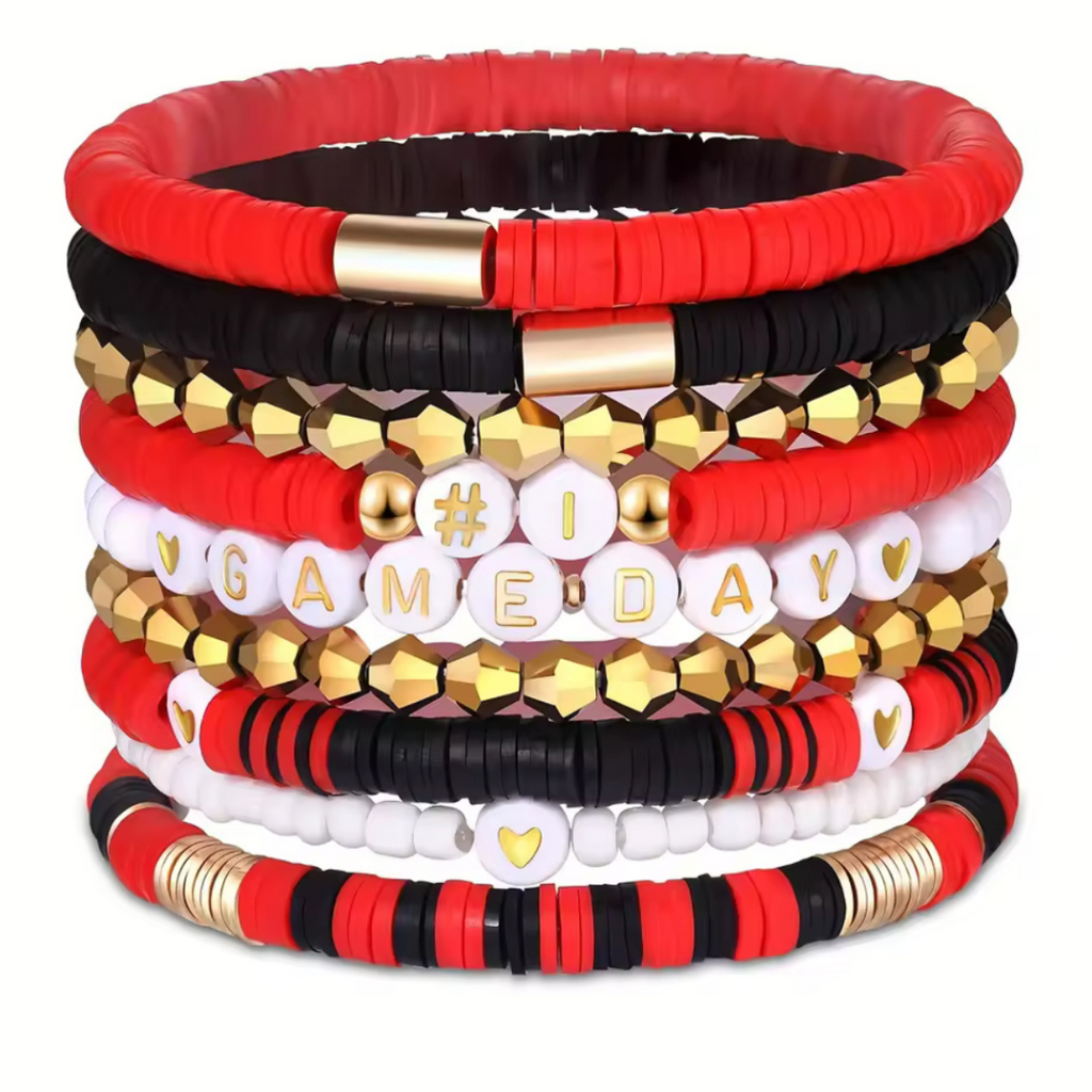 Game Day Bracelet Stack