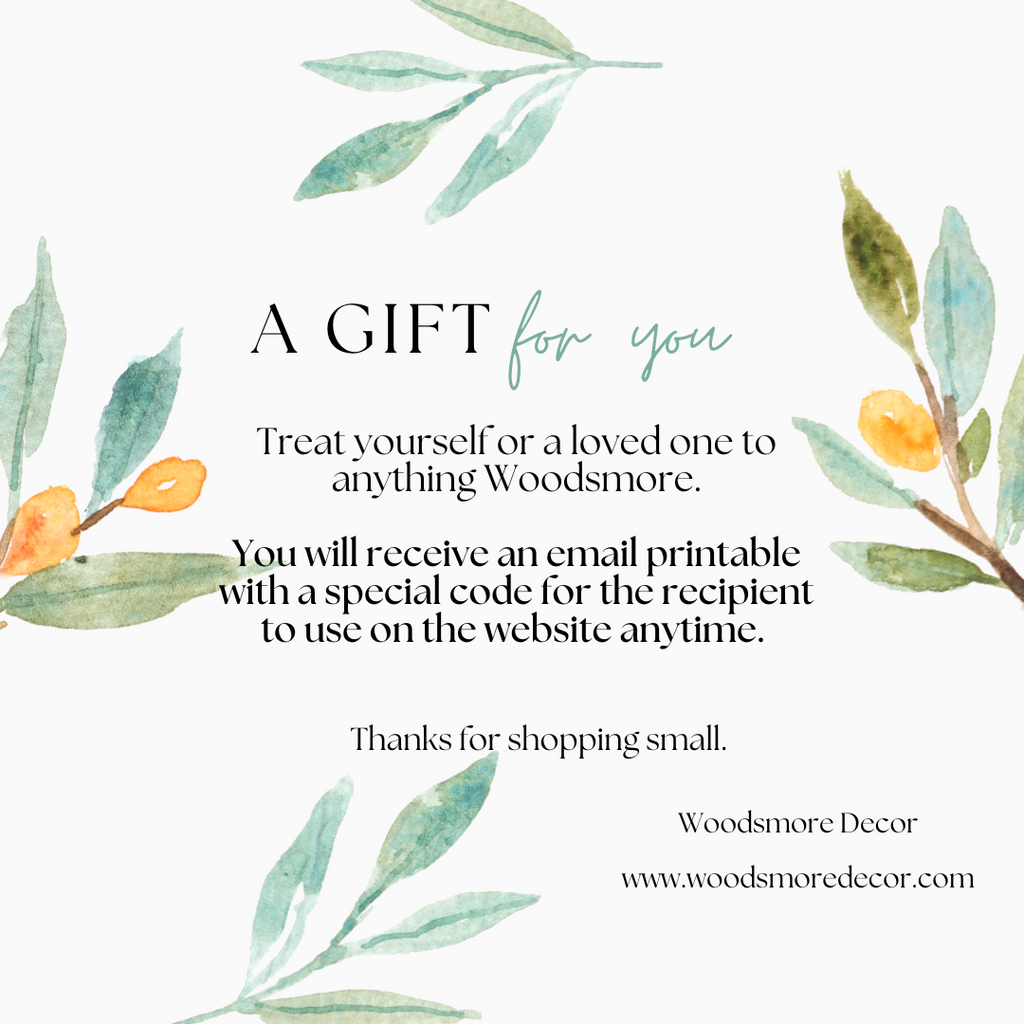 Woodsmore Décor Gift Card