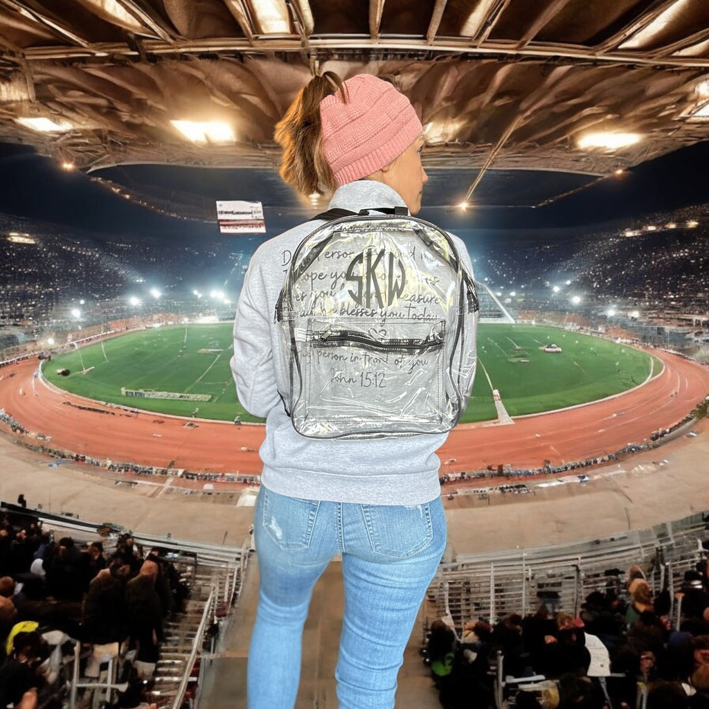 Monogram Clear Backpack