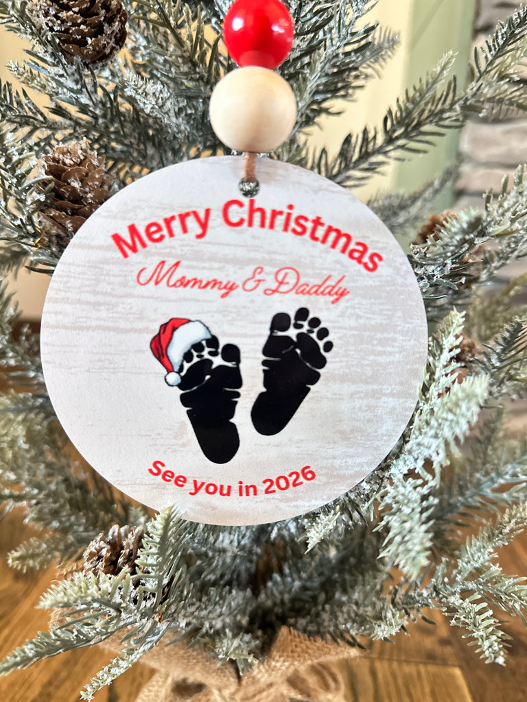 Expecting Baby 2026 Ornament