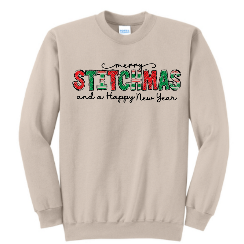 Merry Stitchmas Crewneck Sweatshirt