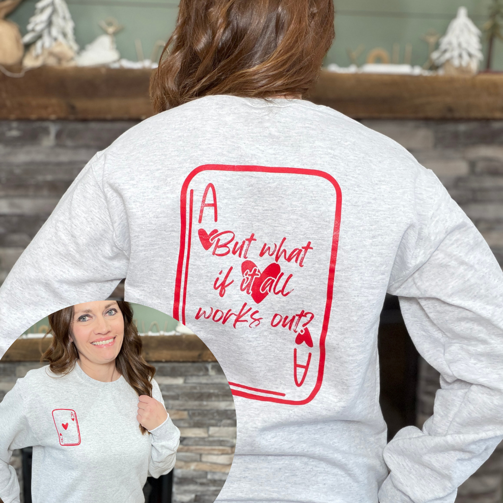 Ace of Hearts Crewneck Sweatshirt