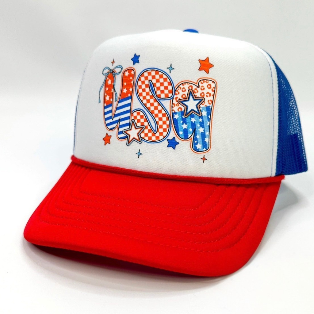USA Patriotic Trucker Foam Hat