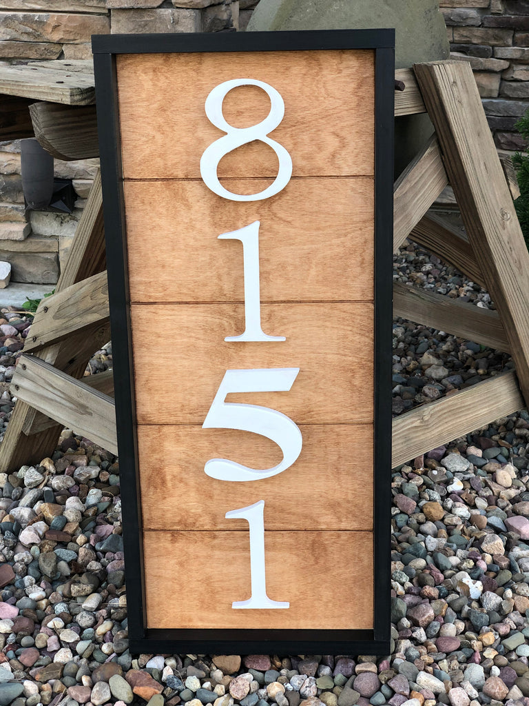 Address Number Outdoor Sign