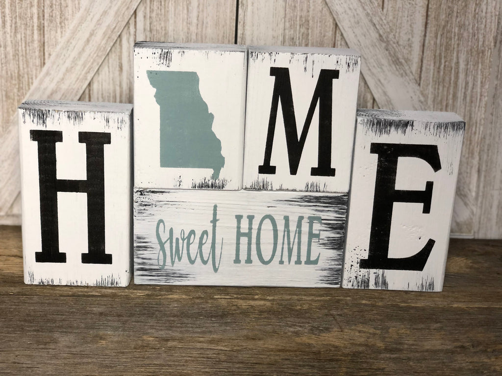 5pc Wooden Home Block Set